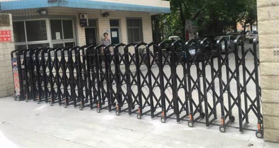 舟山市汽車運輸有限公司成功安裝舟山出安智能伸縮門