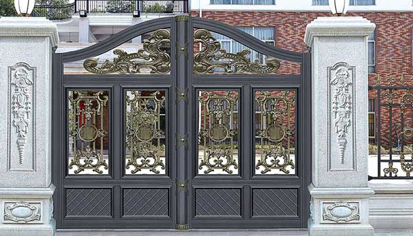 通化金帝購(gòu)物廣場(chǎng)鋁藝大門案例 - 中出網(wǎng)-智能出入口與停車充電門戶