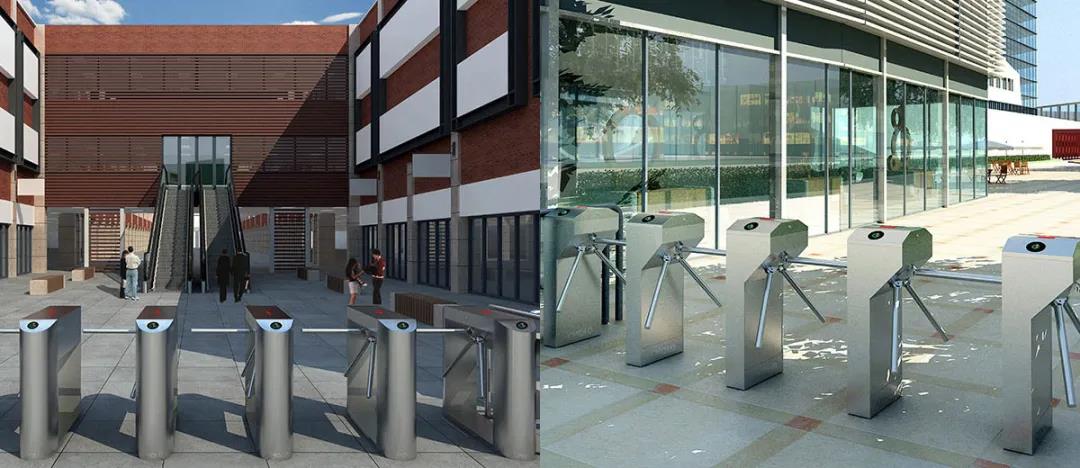 三桿式閘機集中管控小區(qū)工地入口代替保安值守