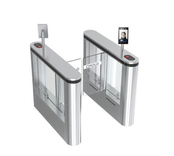 智能人臉識(shí)別測(cè)溫閘機(jī)-擺閘款