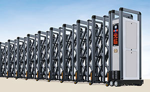 鋁合金伸縮門 - 伸縮之王LS-A06灰色