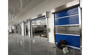 四川恒星食品有限公司快速門工程案例