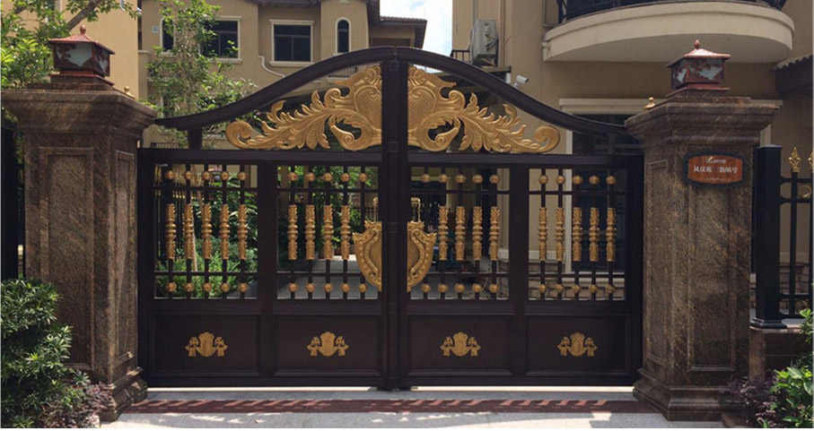 佛山奧園別墅大門(mén)工程案例 - 中出網(wǎng)-智能出入口與停車(chē)充電門(mén)戶(hù)