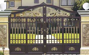 云浮翰林華府鋁藝大門案例