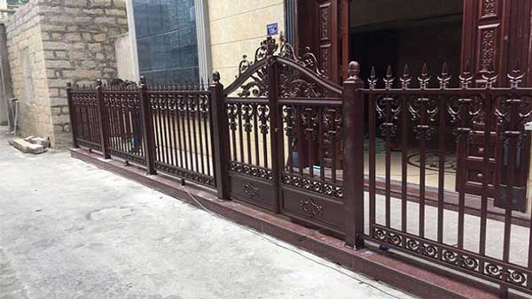 烏海恒大綠洲別墅大門案例 - 中出網-智能出入口與停車充電門戶