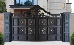 烏海萬(wàn)達(dá)廣場(chǎng)別墅大門(mén)案例