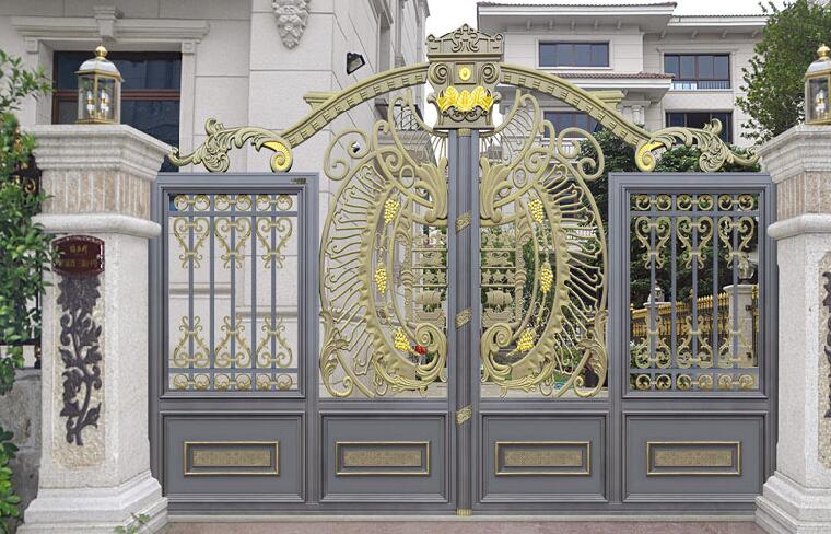 普洱出安智能鋁藝大門為錦?；▓@大門口添上色彩