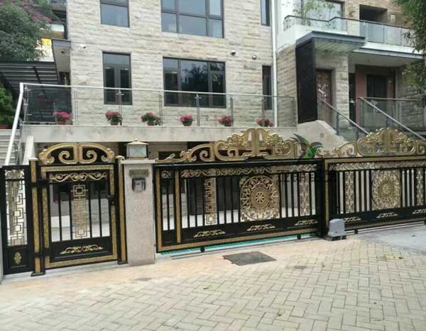 普洱東日凱旋城別墅大門案例 - 中出網(wǎng)-智能出入口與停車充電門戶