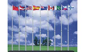 旗桿 - 鋁合金電動(dòng)旗桿Q800-Y