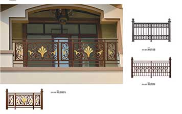 護欄 - 別墅圍欄系列-護欄系列HL006A、108、109