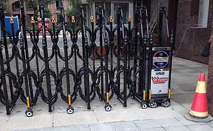 眉山挪威森林高檔小區(qū)（眉山）伸縮門案例