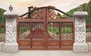 海東麗水灣?馨城鋁藝大門案例