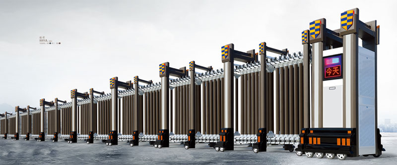 山南出安智能電動伸縮門成功牽手尼木國家森林公園