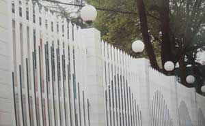 金昌定西?天慶嘉園圍墻護(hù)欄案例