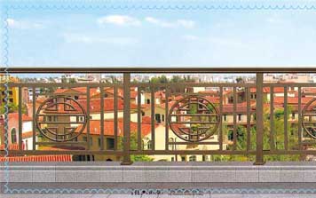 鋁藝護(hù)欄 - KSLG-6007鋁藝護(hù)欄