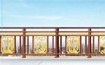 鋁藝護(hù)欄 - KSLG-6002鋁藝護(hù)欄