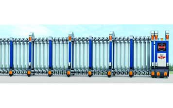 君威908b（藍(lán)色）伸縮門