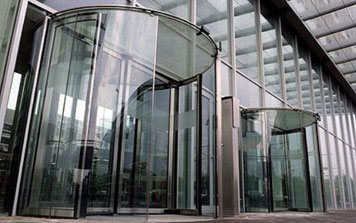 兩翼水晶自動(dòng)旋轉(zhuǎn)門(mén)