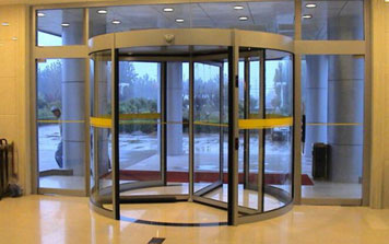 三翼氟碳噴涂自動(dòng)旋轉(zhuǎn)門(mén)