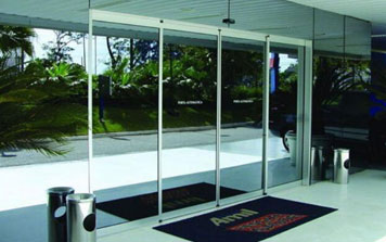 鏡面玻璃自動(dòng)平移門(mén)