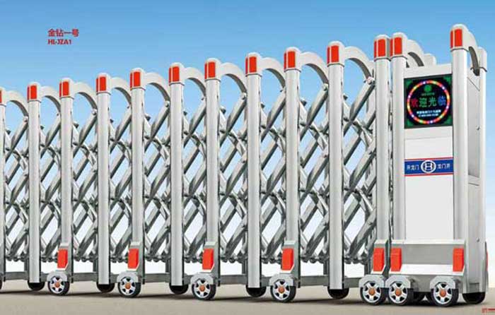 金鉆一號(hào)HL-JZA1不銹鋼伸縮門