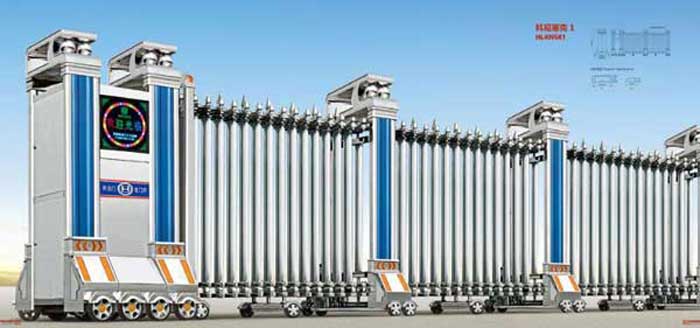 科尼塞克一號(hào)HL-KNSK1不銹鋼伸縮門