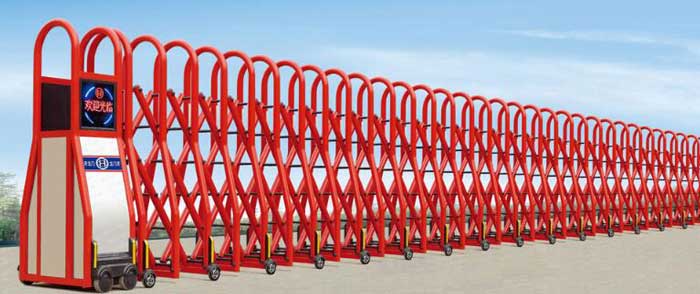 經(jīng)濟(jì)曲美HL-QM3鋁合金伸縮門