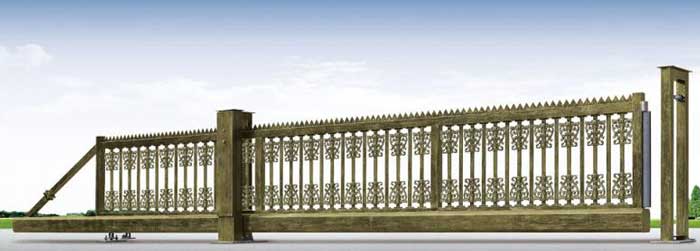 鋁藝懸浮門(青古銅)HL-XFA3