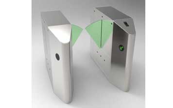 智能能尖角翼閘指紋版