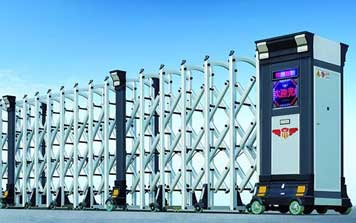 豪華型銀盾180B鋁合金伸縮門(mén)