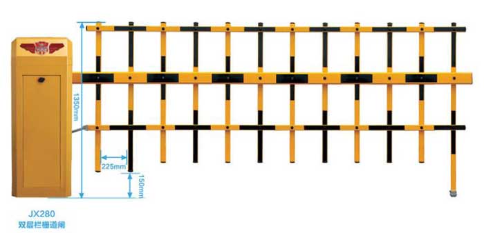 JX280雙層欄柵道閘