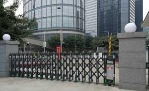 中國(guó)建筑第三工程局伸縮門(mén)案例