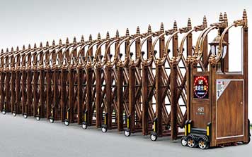 電動伸縮門 - 東方神龍網花一號伸縮門