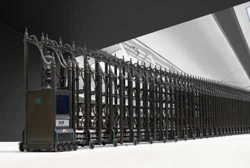 電動(dòng)伸縮門-鑄鋁門