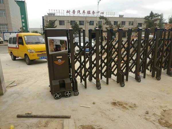 敖漢旗大眾4S店電動伸縮門工程 - 中出網(wǎng)-智能出入口與停車充電門戶