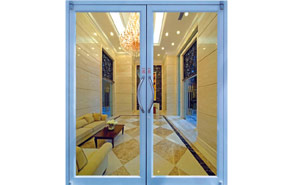 弧形拉手肯德基門