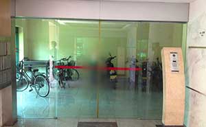 青園小區(qū)門禁自動門案例