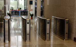 上海銀行大廈通道閘案例