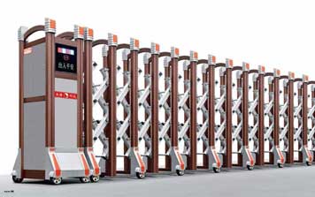 鋁合金伸縮門(mén) - 萬(wàn)順門(mén)3號(hào)鋁合金伸縮門(mén)