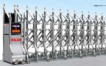 不銹鋼伸縮門 - 財(cái)源門2號(hào)不銹鋼伸縮門