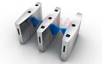 翼閘 - 直角弧邊翼閘