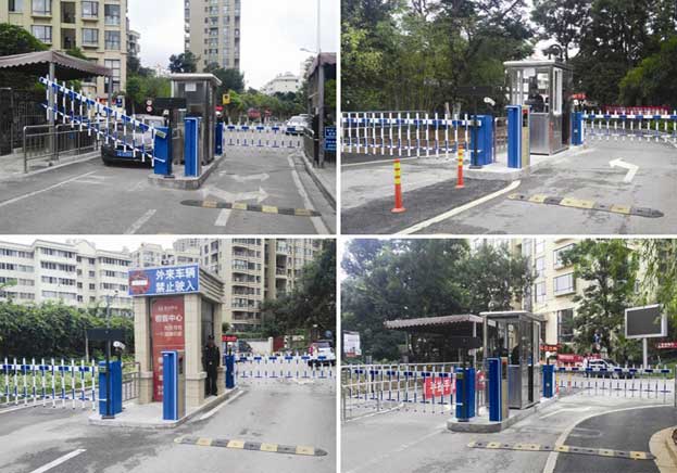 昆明盛高大城道閘案例 - 中出網(wǎng)-智能出入口與停車充電門(mén)戶