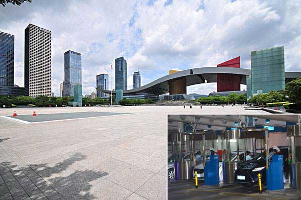 深圳·市民中心車牌識(shí)別系統(tǒng)案例 - 中出網(wǎng)-智能出入口與停車充電門戶
