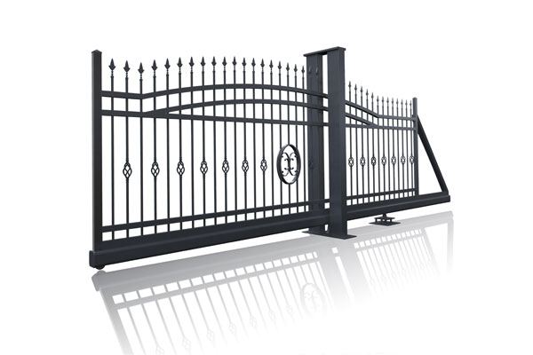 庭院無(wú)軌門系列-I-G型歐式無(wú)軌懸浮門