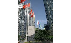 上海寶礦大廈旗桿案例