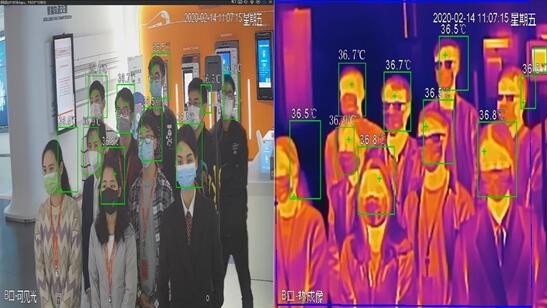 佳都智能溫感設備應用效果