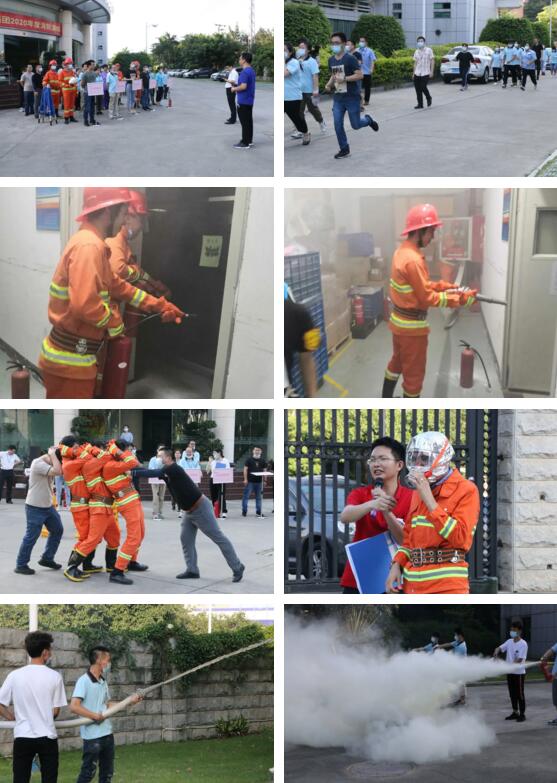 立林上演消防應急逃生演練