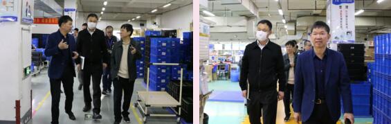 廈門市集美區(qū)副區(qū)長張達(dá)、工信局副局長王志衛(wèi)領(lǐng)導(dǎo)一行到立林走訪參觀