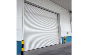 卷簾門 - 白色工業(yè)防風卷簾門