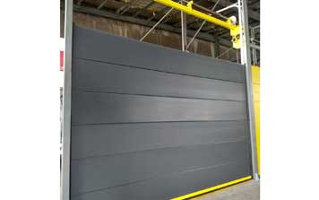 工業(yè)門 - 深灰色平面垂直滑升工業(yè)門